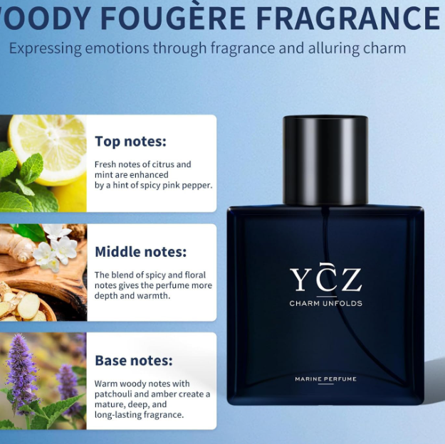 Azure Cologne for Men – Sophisticated Oriental Woody Fragrance